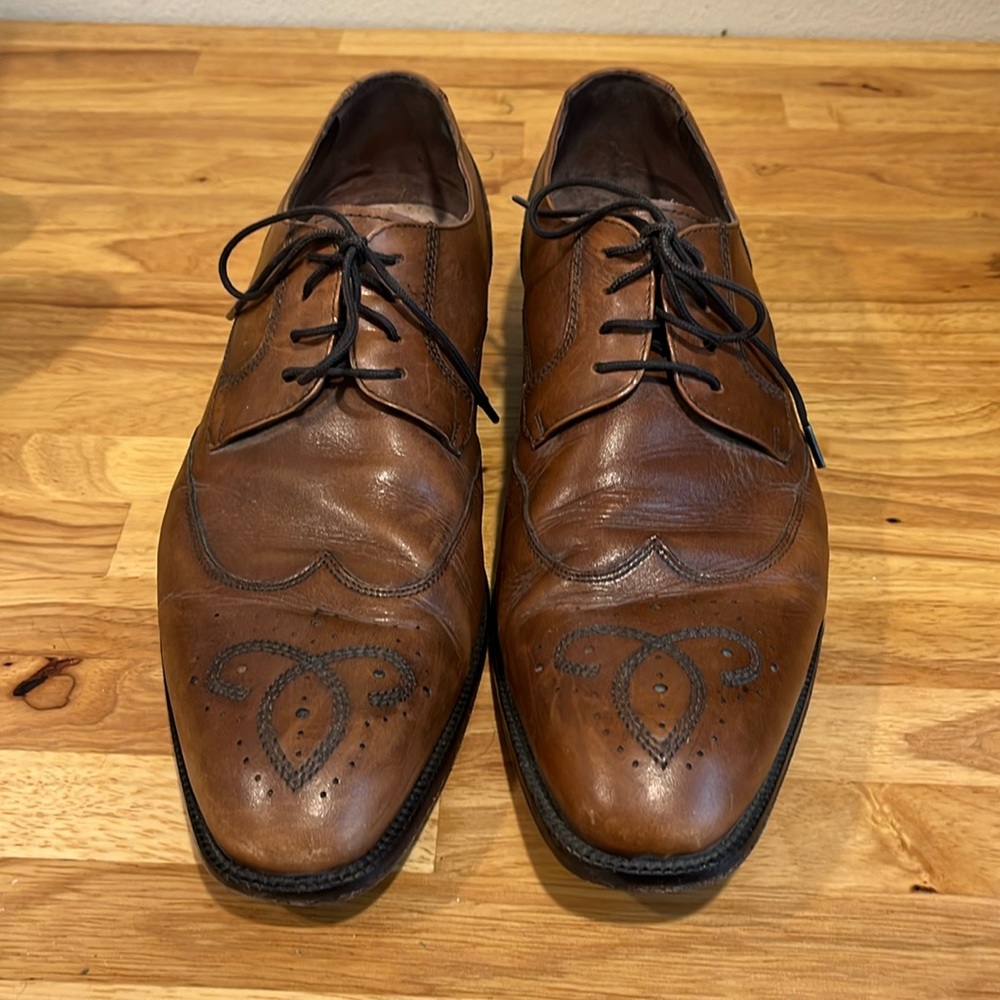 Johnston & Murphy Brown Leather Men’s Oxford Shoes
